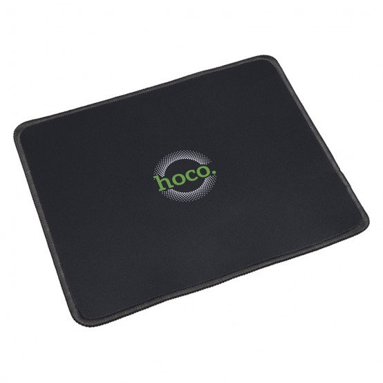 Mouse pad Hoco Pad Smooth for Office, Gaming, Home, Rubber and Fabric, 200 x 240 x 2mm - Black GM20