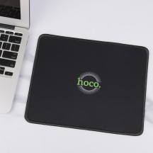 Mouse pad Hoco Pad Smooth for Office, Gaming, Home, Rubber and Fabric, 200 x 240 x 2mm - Black GM20