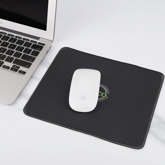Mouse pad Hoco Pad Smooth for Office, Gaming, Home, Rubber and Fabric, 200 x 240 x 2mm - Black GM20