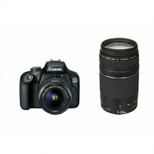 Aparat foto digital Canon double kit EOS-4000D + EF-S 18-55mm DCIII + 75-300mm DC 3011C020AA
