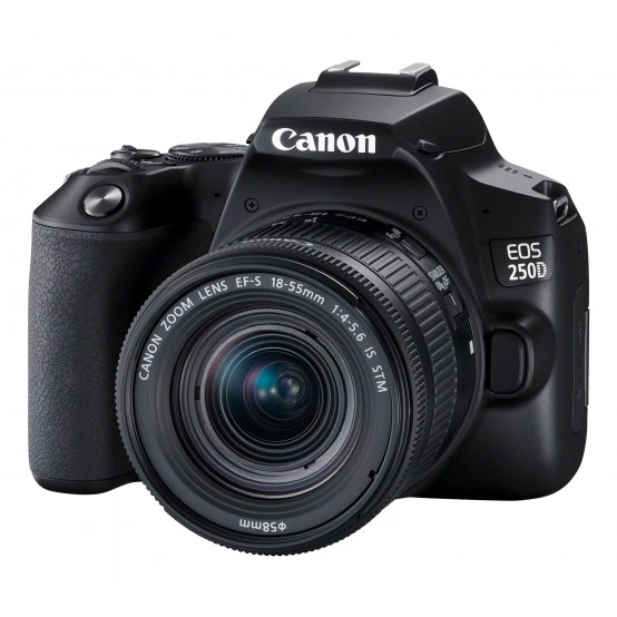 Aparat foto digital Canon EOS 250D + 18-55 IS STM kit, Black 3454C007AA