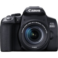 Aparat foto digital Canon EOS 850D + EF-S 18-55 1:4-5.6 IS STM kit Black 3925C016AA