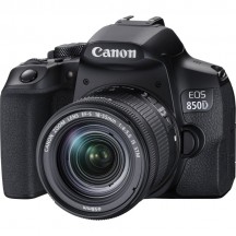 Aparat foto digital Canon EOS 850D + EF-S 18-55 1:4-5.6 IS STM kit Black 3925C016AA