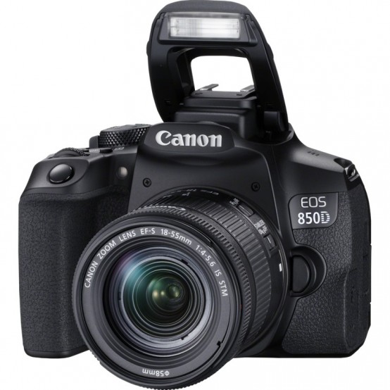 Aparat foto digital Canon EOS 850D + EF-S 18-55 1:4-5.6 IS STM kit Black 3925C016AA