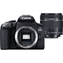 Aparat foto digital Canon EOS 850D + EF-S 18-55 1:4-5.6 IS STM kit Black 3925C016AA