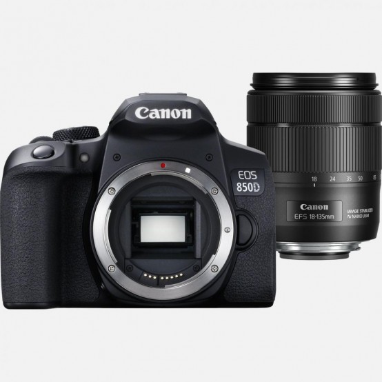 Aparat foto digital Canon EOS 850D + EF-S 18-135 IS STM kit Black 3925C021AA