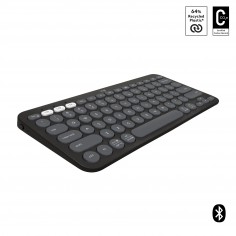 Tastatura Logitech Pebble Keys 2 K380s Bluetooth Keyboard - Tonal Graphite 920-011851