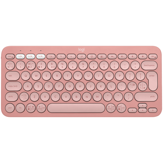 Tastatura Logitech Pebble Keys 2 K380s Bluetooth Keyboard - Tonal Rose 920-011853
