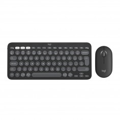 Tastatura Logitech Pebble 2 Combo - Wireless Keyboard Mouse - Tonal Graphite 920-012239