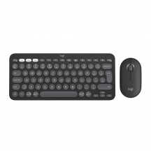 Tastatura Logitech Pebble 2 Combo - Wireless Keyboard Mouse - Tonal Graphite 920-012239