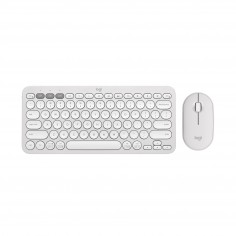 Tastatura Logitech Pebble 2 Combo - Wireless Keyboard Mouse - Tonal White 920-012240