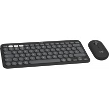 Tastatura Logitech Pebble 2 Combo for Mac - Wireless Keyboard Mouse - Tonal Graphite 920-012244