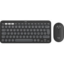 Tastatura Logitech Pebble 2 Combo for Mac - Wireless Keyboard Mouse - Tonal Graphite 920-012244