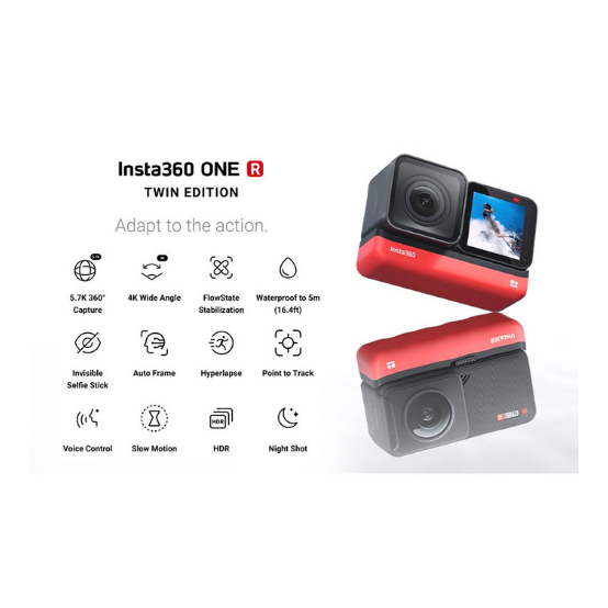 Camera video Insta360 ONE R Twin Edition CINAKGP/A