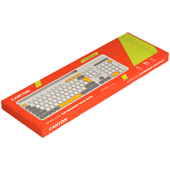 Tastatura Canyon  CNS-HKBW03BG