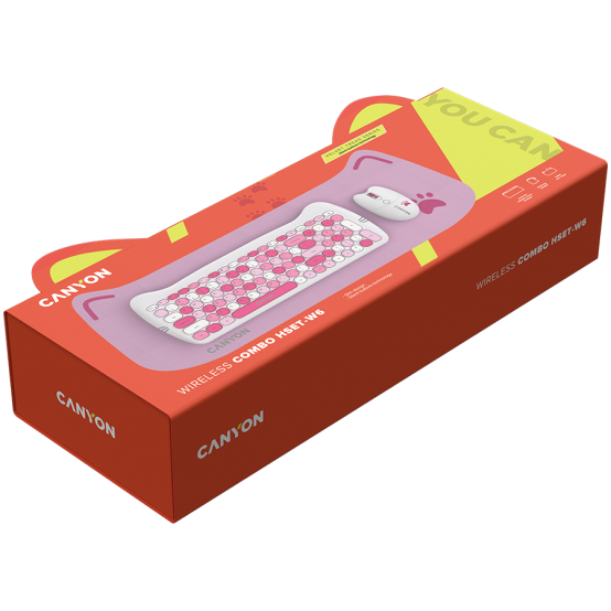 Tastatura Canyon  CNS-HSETW6PK