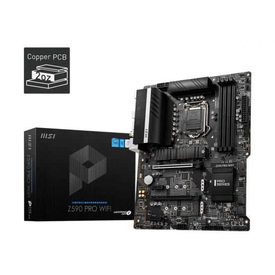Placa de baza MSI Z590 PRO WIFI refurbished 7D09-001R