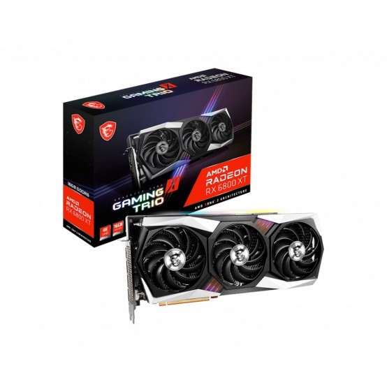 Placa video MSI Radeon RX 6800 XT GAMING X TRIO 16G refurbished V396-002R