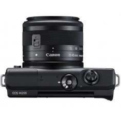 Aparat foto digital Canon EOS M200 dublu kit EF-M 15-45mm f/3.5-6.3 IS STM + EF-M 55-200mm F4.5-6.3 IS STM 3699C030AA