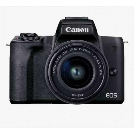 Aparat foto digital Canon EOS M50 Mark II, Black KIT EF-M15-45 IS STM 4728C043AA
