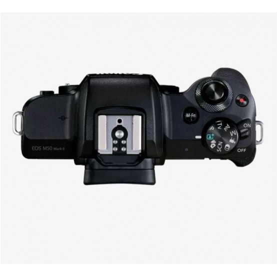 Aparat foto digital Canon EOS M50 Mark II, Black KIT EF-M15-45 IS STM 4728C043AA