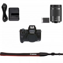 Aparat foto digital Canon EOS M50 Mark II, Black KIT EF-M18-150 f/3.5-6.3 IS STM 4728C044AA