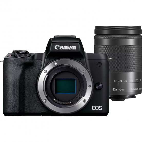 Aparat foto digital Canon EOS M50 Mark II, Black KIT EF-M18-150 f/3.5-6.3 IS STM 4728C044AA