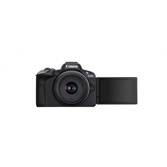 Aparat foto digital Canon Eos R50 BLACK KIT + Obiectiv RF-S18-45mm F4.5-6.3 IS STM 5811C033AA