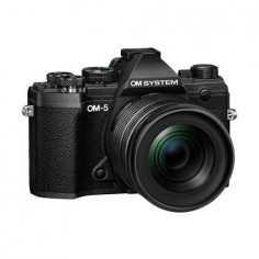 Aparat foto digital Olympus OM SYSTEM OM-5 body black + M.Zuiko Digital 12-45mm F4 PRO lens KIT V210022BE000