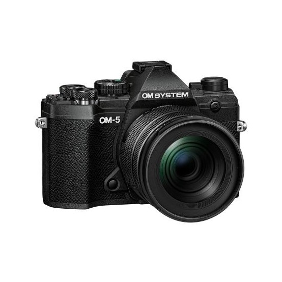 Aparat foto digital Olympus OM SYSTEM OM-5 body black + M.Zuiko Digital 12-45mm F4 PRO lens KIT V210022BE000