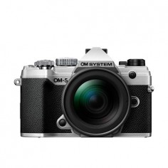 Aparat foto digital Olympus OM SYSTEM OM-5 body silver + M.Zuiko Digital 12-45mm F4 PRO lens KIT V210022SE000