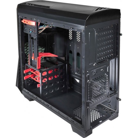 Carcasa Spire GLADIATOR X2-T1609B/W-2U3-2BL