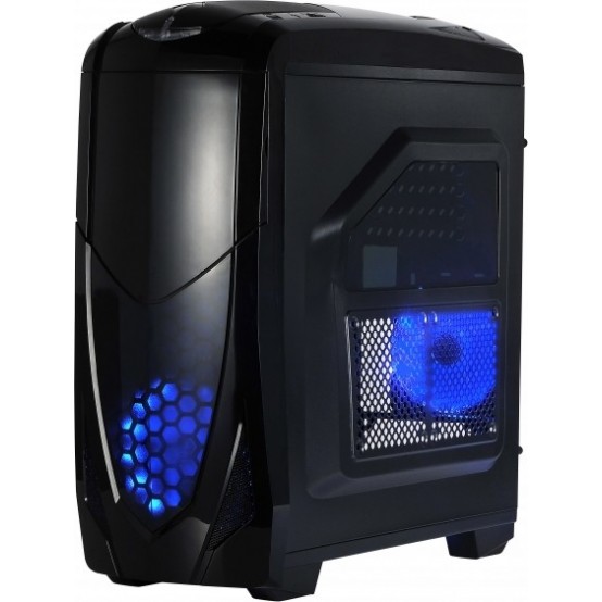 Carcasa Spire SAMURAI X2-T1610B/W-2U3-2BL