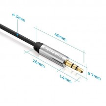 Cablu Sentivus CABLU AUDIO 3.5 TATA - TATA 1.0M SENTIVUS S-AU000-100