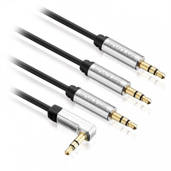 Cablu Sentivus SET 2 CABLU 3.5 TATA - 3.5 TATA 1.0M SENTIVUS S-AU110-100