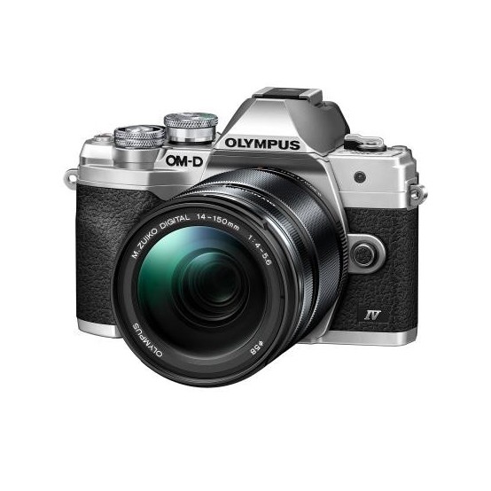 Aparat foto digital Olympus E-M10 IV 1415-2 Kit silver V207130SE040