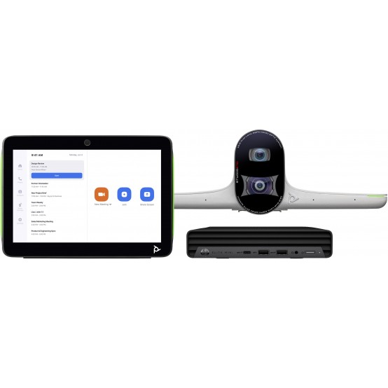 Camera web HP Poly Studio Large Room Bundle for Zoom Rooms: Studio E70 Smart Camera and HP PC w/TC10 9C924AA