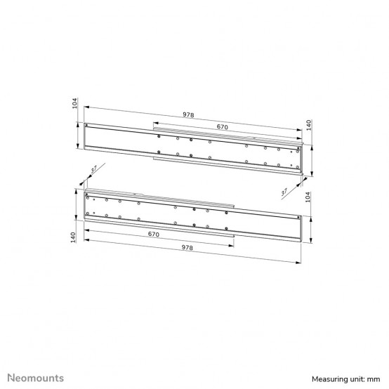 Suport Neomounts  ADM-875BL2