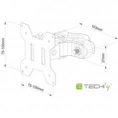 Suport Techly  ICA-LCD100BK 2