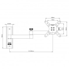 Suport Techly  ICA-LCD104BK 2