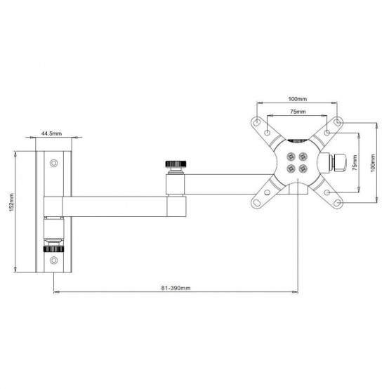 Suport Techly  ICA-LCD104BK