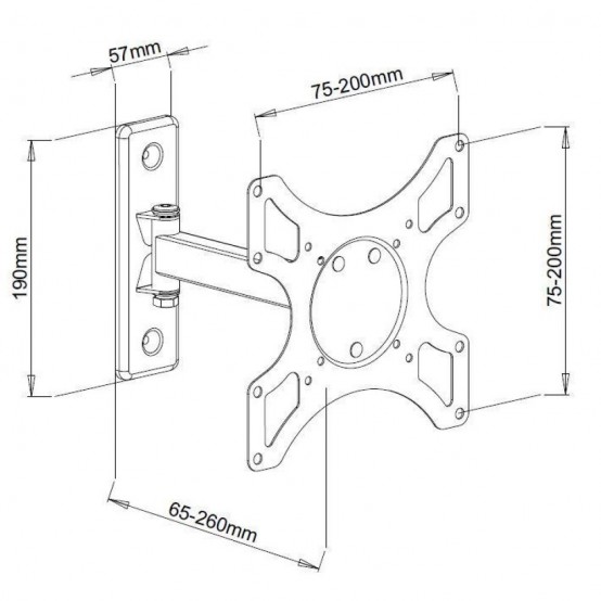Suport Techly  ICA-LCD2901WH