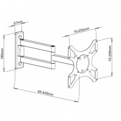 Suport Techly  ICA-LCD2903WH 2