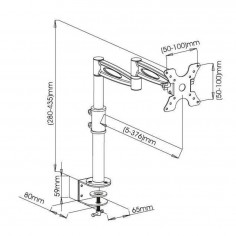 Suport Techly  ICA-LCD502BK 2