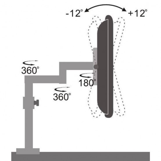 Suport Techly  ICA-LCD502BK
