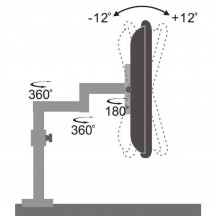 Suport Techly  ICA-LCD502BK