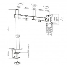 Suport Techly  ICA-LCD503BK 2