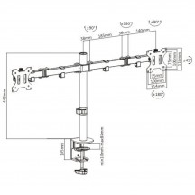Suport Techly  ICA-LCD582-D