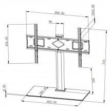 Suport Techly  ICA-LCDS07L