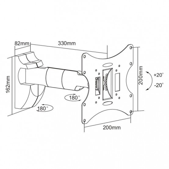 Suport Cabletech  UCH0042S